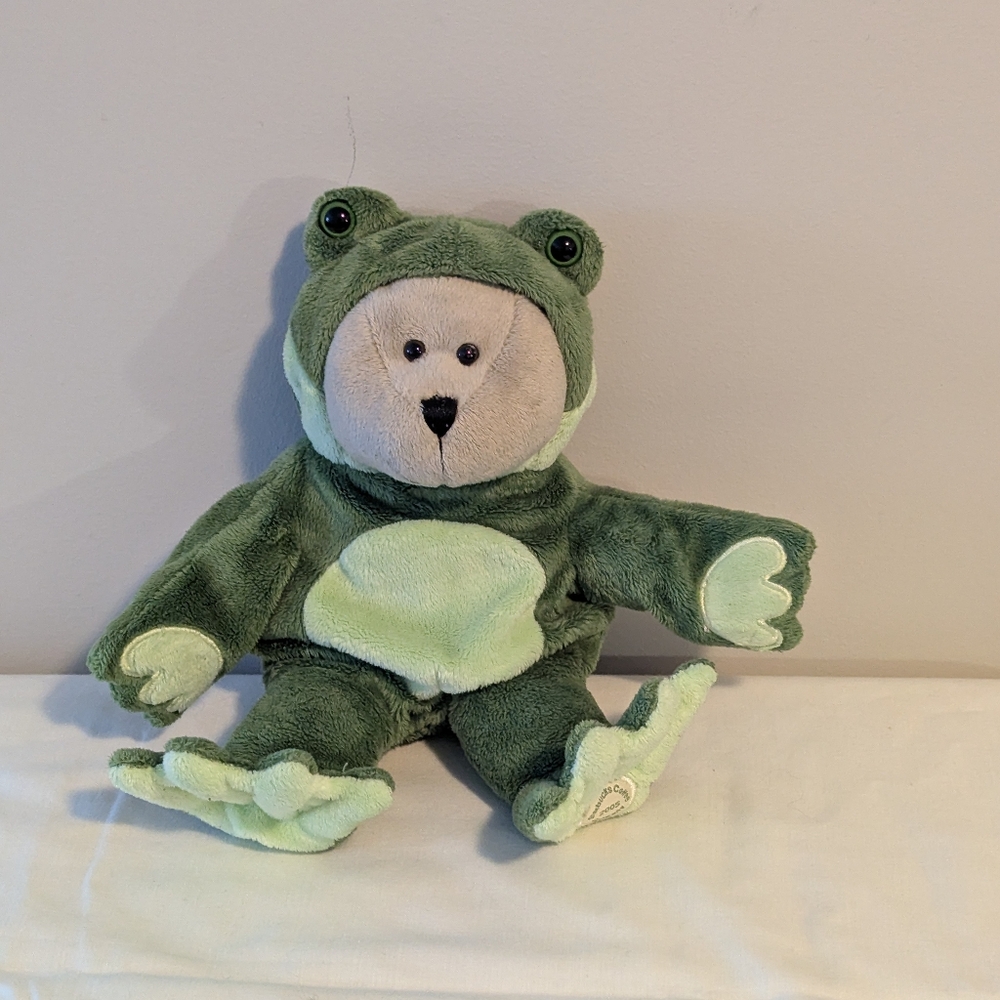 Starbucks Bearistas Plush 2005 - 39th edition Bear In Frog costume.
